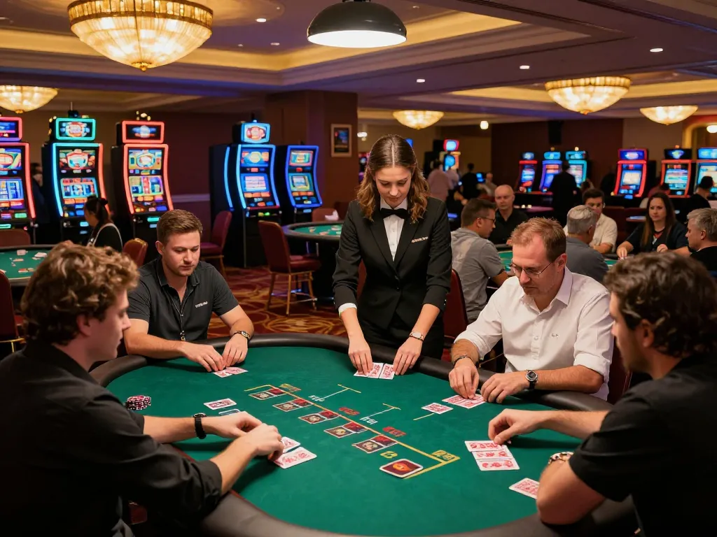 Players at man club poker tables enjoying dynamic gameplay with engaging atmosphere
