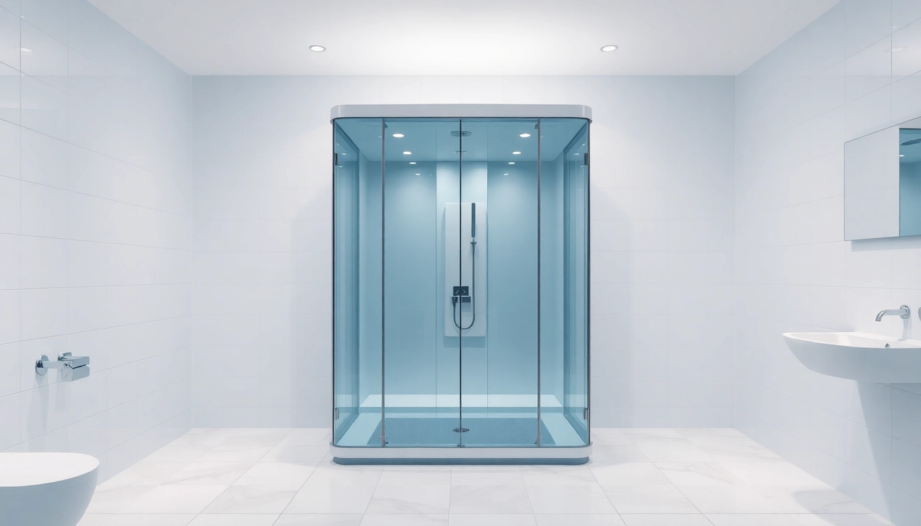 Genießen Sie die stilvolle sonni Duschkabine in einem modernen Badezimmer-Design.