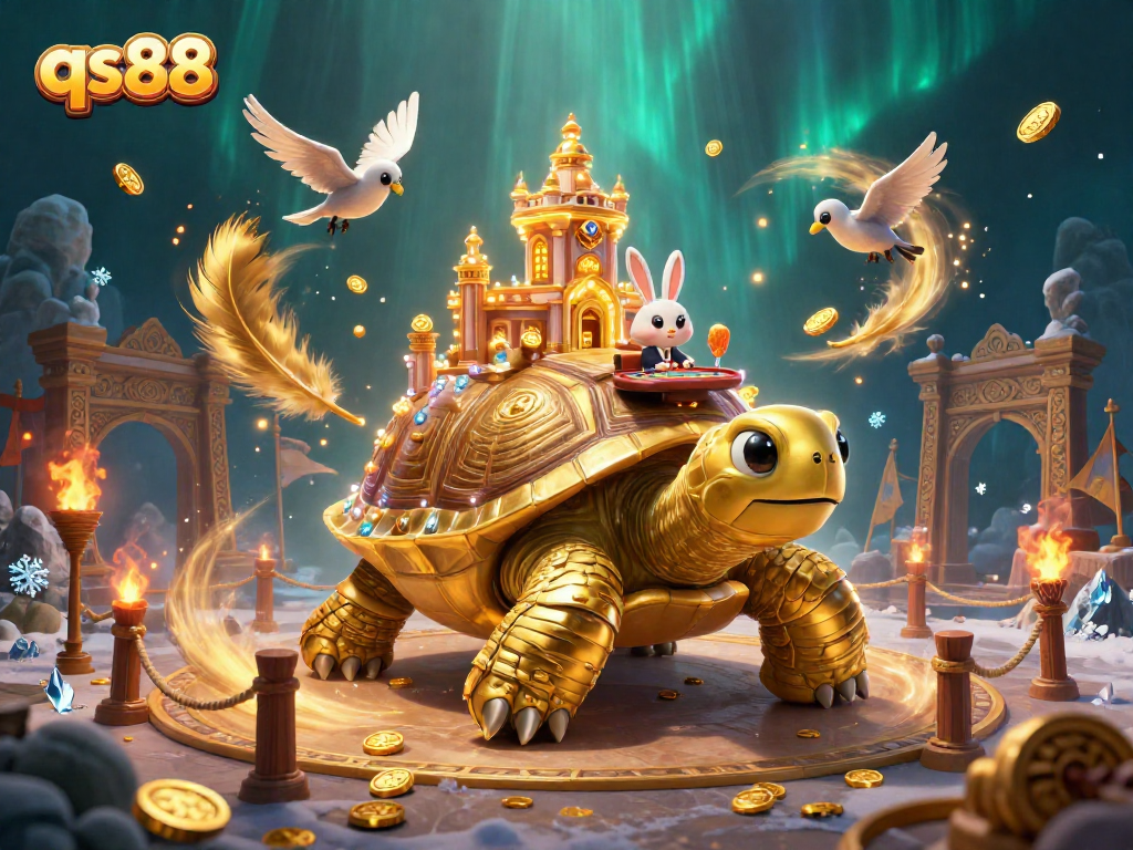 Play exciting games at qs88, featuring thrilling casino action with fully detailed 3D illustration.