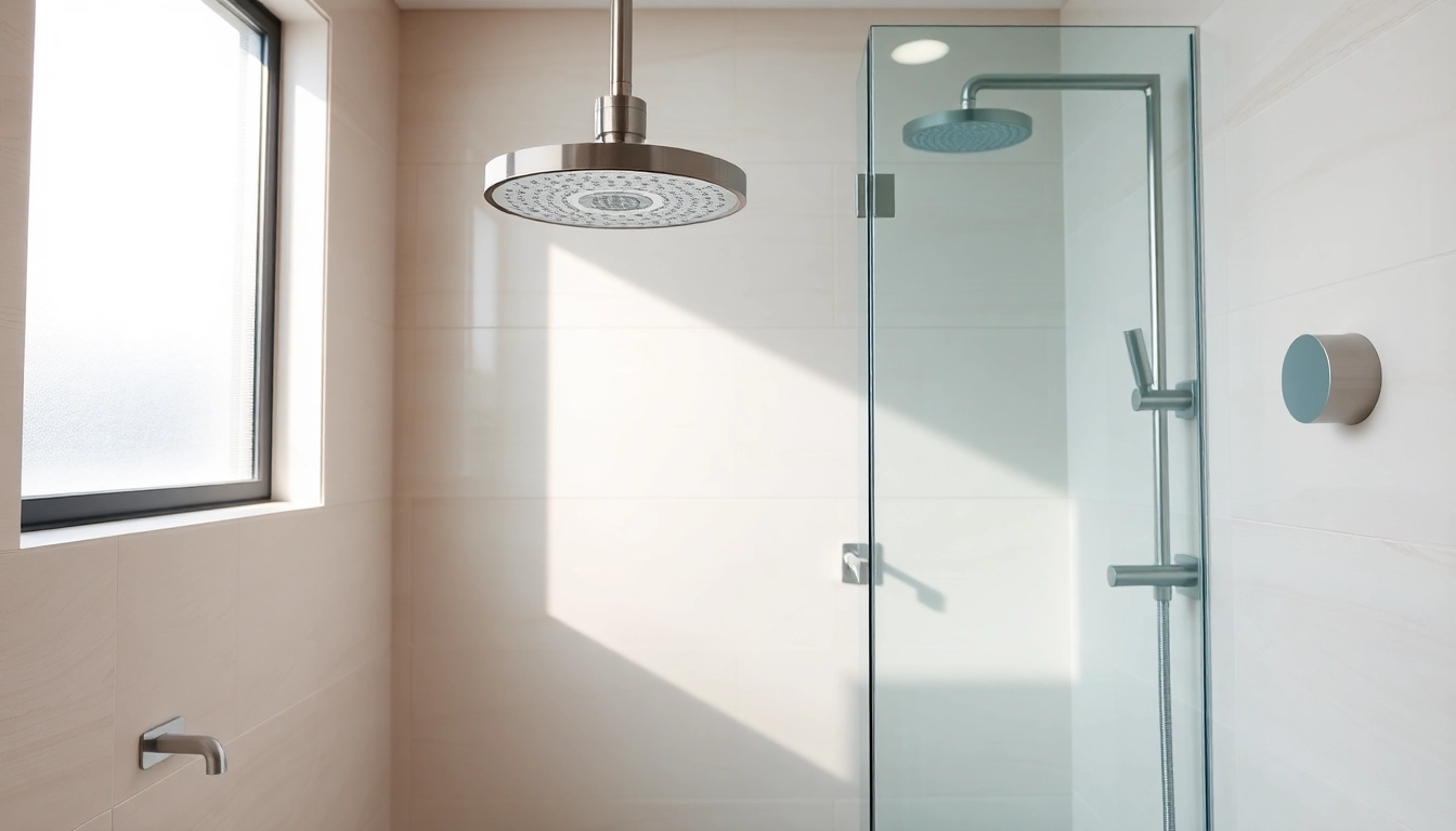 Transform your bath experience with elegant showers au in a modern bathroom setting.