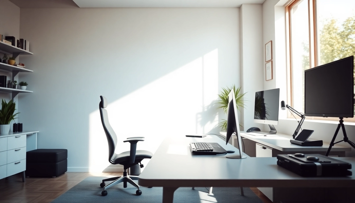 Enhance your workspace with https://amc-essentials.com/ beautifully organized home office setup.