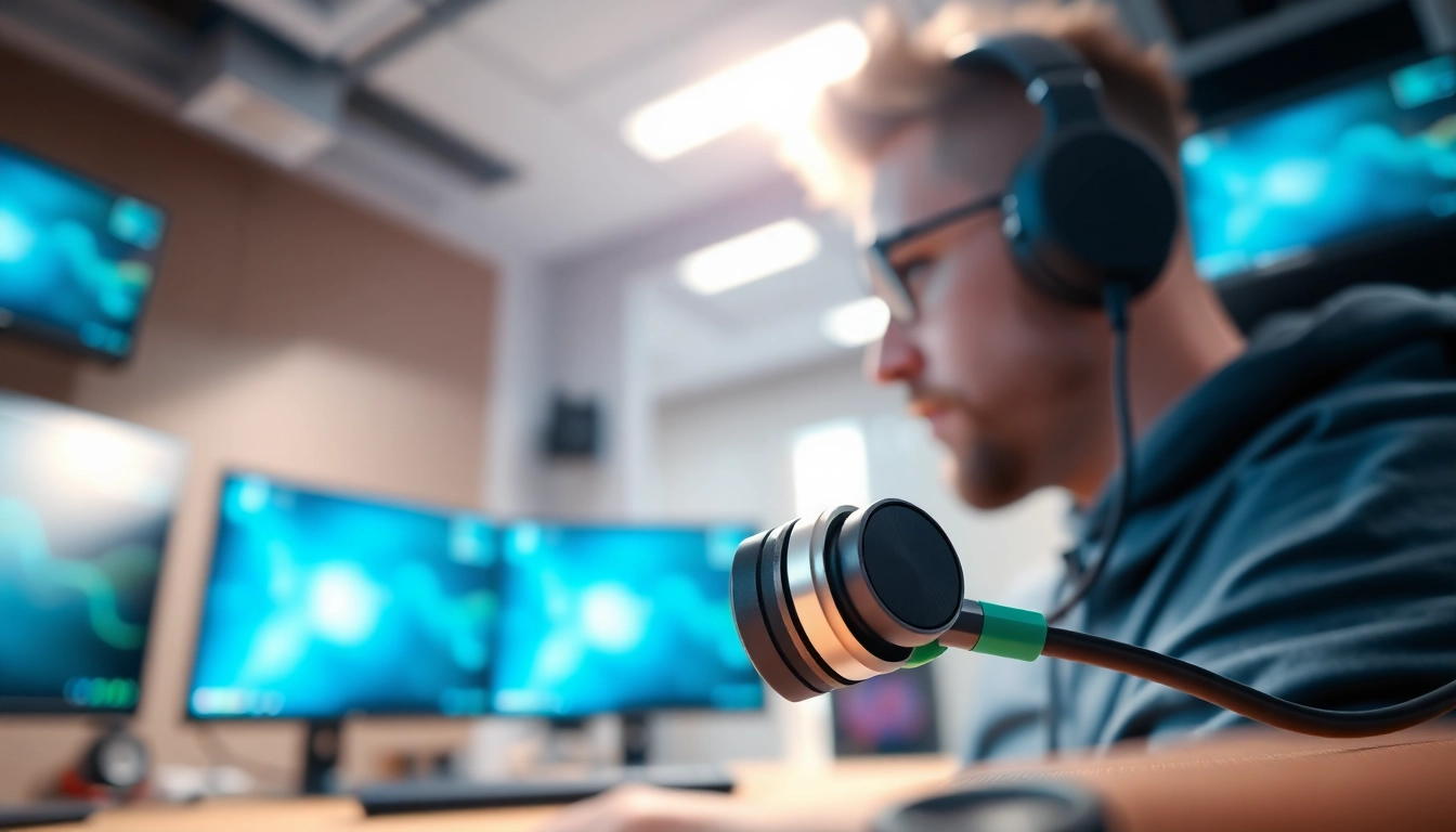 Test the performance of PRO60 Gaming Earbuds in a professional audio setup for superior sound.