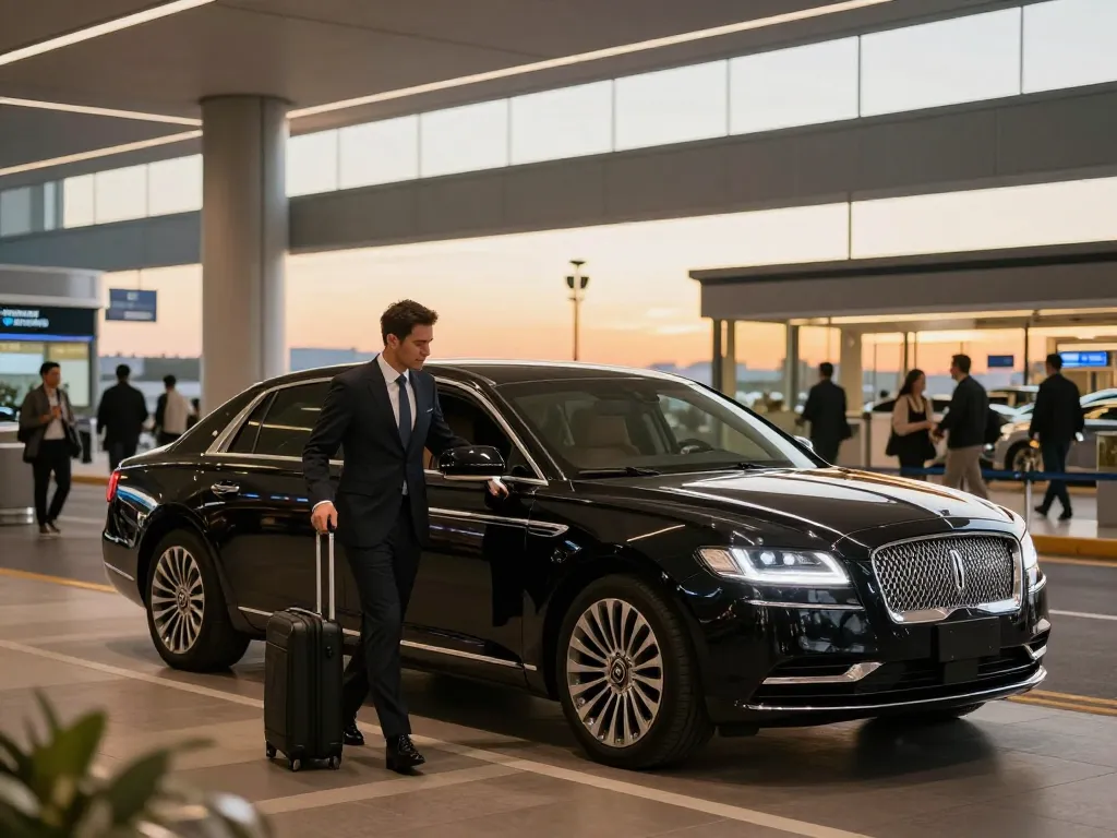 Experience the luxury and elegance of Naperville to O’Hare limo service with a professional chauffeur.