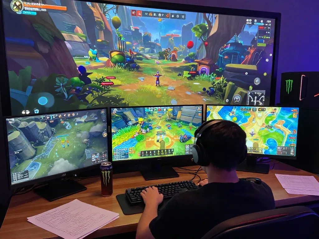 Player engaging with rokok88 gaming environment focused on leveling and quests