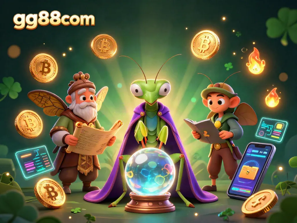 Experience thrilling gaming with gg88com in a vibrant, rich 3D casino illustration featuring mystical elements.