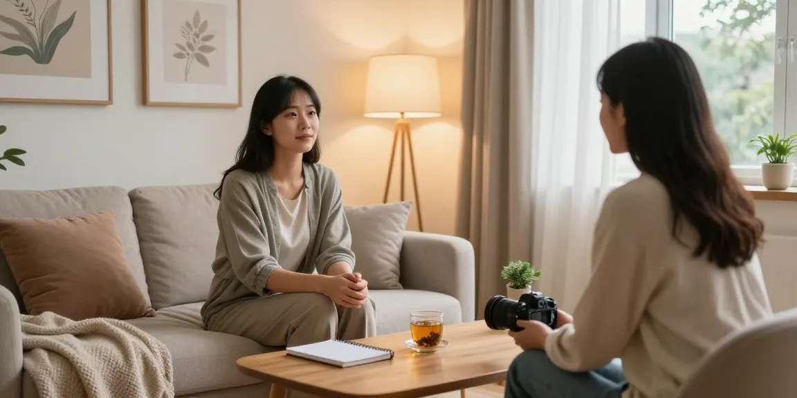 Therapy session focused on 焦慮症 in a calming environment promoting mental health